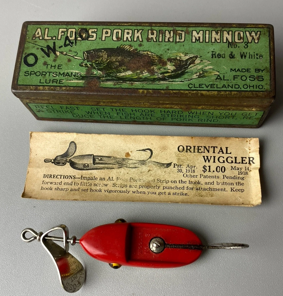 Al Foss Freshwater Original Vintage Fishing Lures | eBay