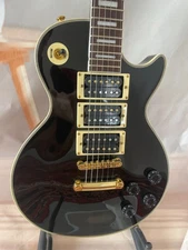 Classic Black Beauty LP Electric Guitar Rosewood Fingerboard Gold-Tone Hardware