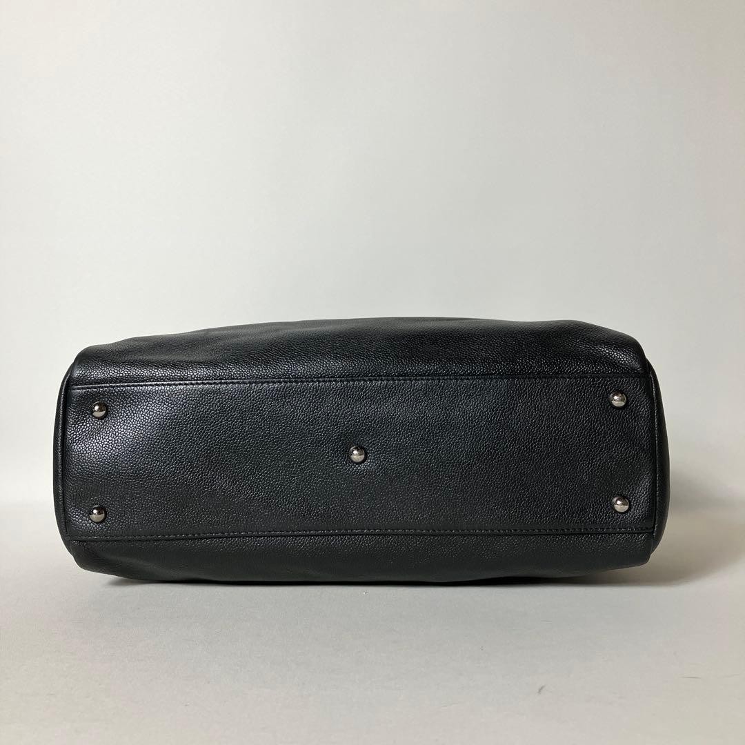 Longchamp Leopard Pattern Leather Handbag Black, … - image 5