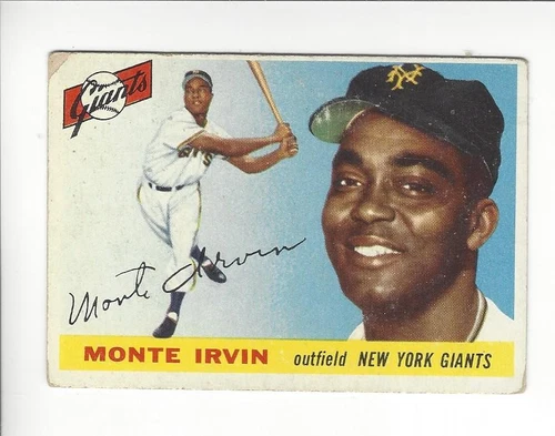 1955 Topps #100 Monte Irvin Giants - VG