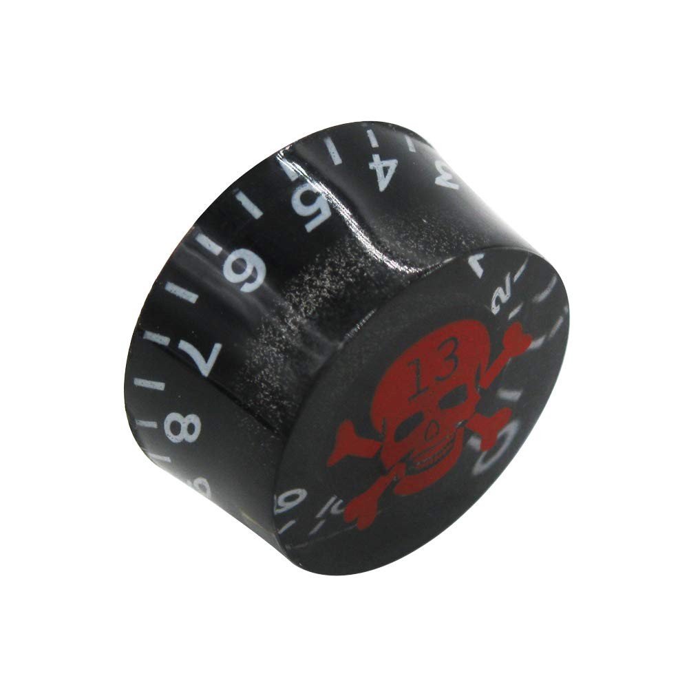 4pcs Skull Electric Guitar Knob Bass Top Hat Knobs Speed Volume Tone Knob AMP...