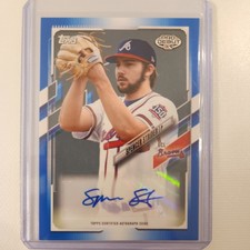 SPENCER STRIDER 2021 TOPPS PRO DEBUT BLUE ROOKIE RC AUTO #/150 BRAVES PD-104