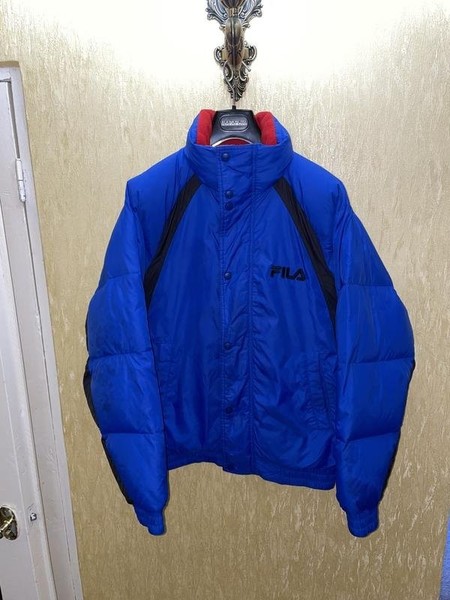 Men Fila Puffer Jacket Navy 38 / M / 46