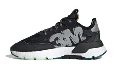 Adidas Nite Jogger 3M Core Black Carbon Womens-EE5914