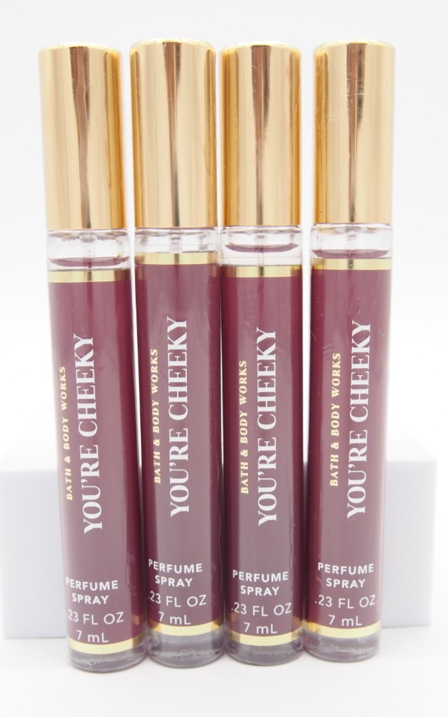 8) Bath & Body Works Burgundy YOU'RE CHEEKY Mini Perfume Spray