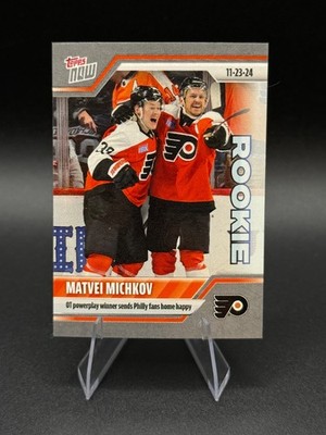 2024-25 Topps Now Nhl Stickers - Matvei Michkov #43 /1037 (RC)