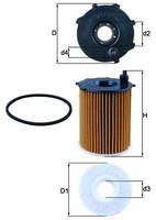 NEU - Knecht OX171/2D ÖLfilter FüR Peugeot Santana Suzuki Toyota Volvo