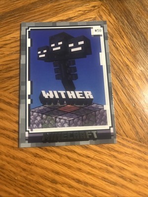 2024 Panini Minecraft #58 Wither - Stone