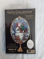 2000 Dimensions Gold Petites Snow Friend Ornament 8656 Counted Cross Stitch Kit