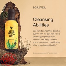 Forever Living Aloe Vera Gel Pure Inner Leaf Juice 33.8 fl oz Preservative-Free