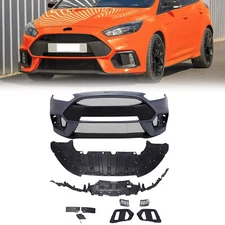 Front Bumper Cover Kit w/ Fog Lights For 2015-2018 Ford Focus RS # G1EZ17757AA