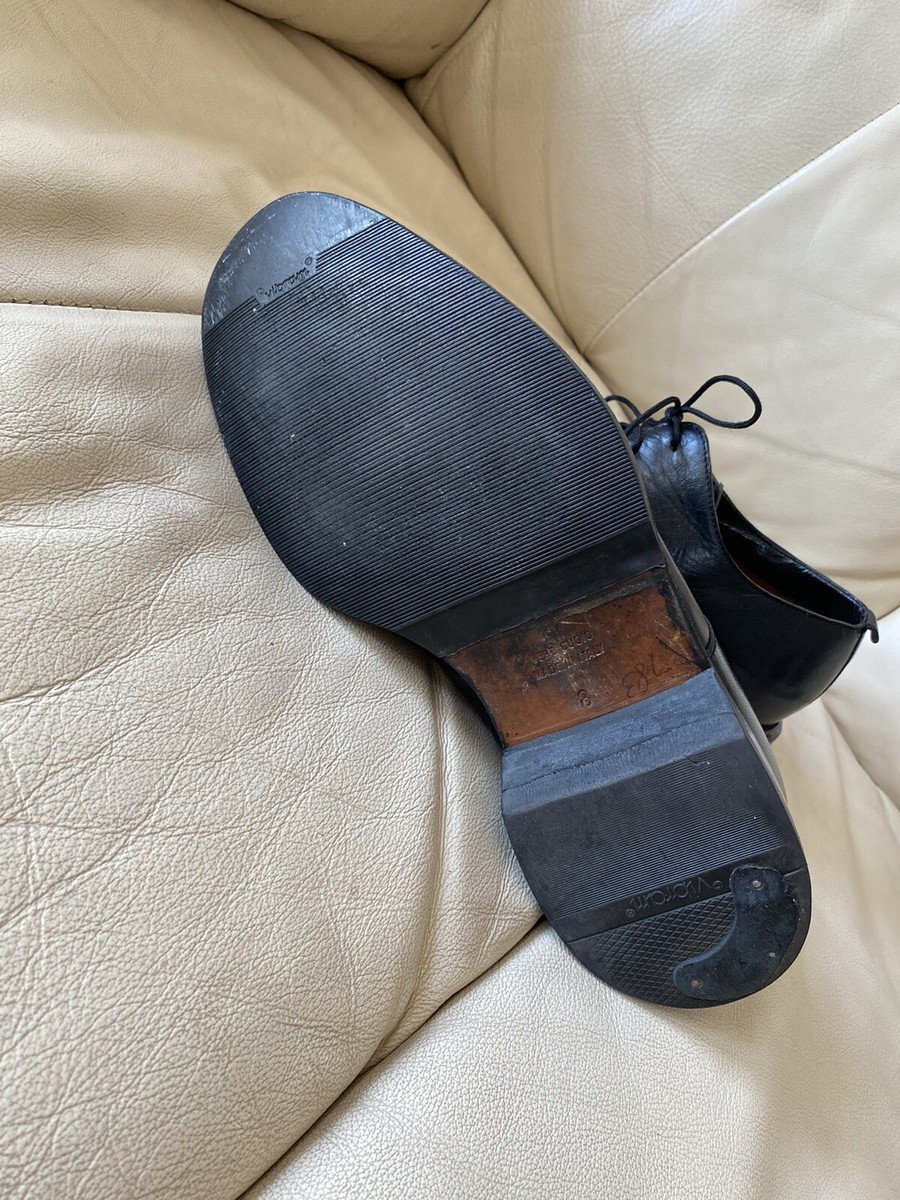 Costume National Shoes Oxford Oxfords Black Leather 8 Lace  display picture 1