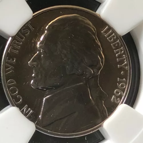 1962 5C Proof Jefferson Nickel NGC PF67       3512465-034