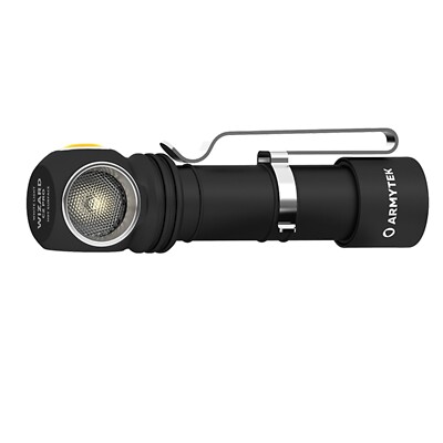 Warmweiss 2330 Lumen Armytek Wizard C2 Pro LED Stirnlampe mit 18650er Akku
