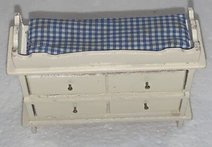 off white changing table