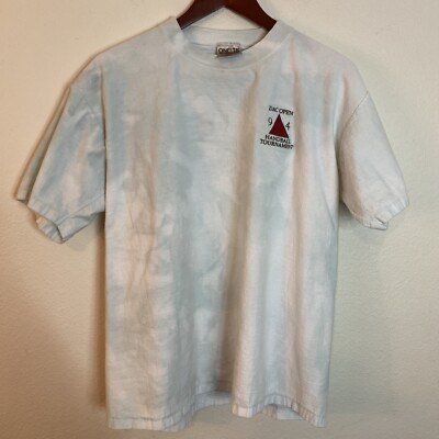 Vintage DAC Open Handball Tournament T-Shirt Oneita Single Stitch Tie Dye USA