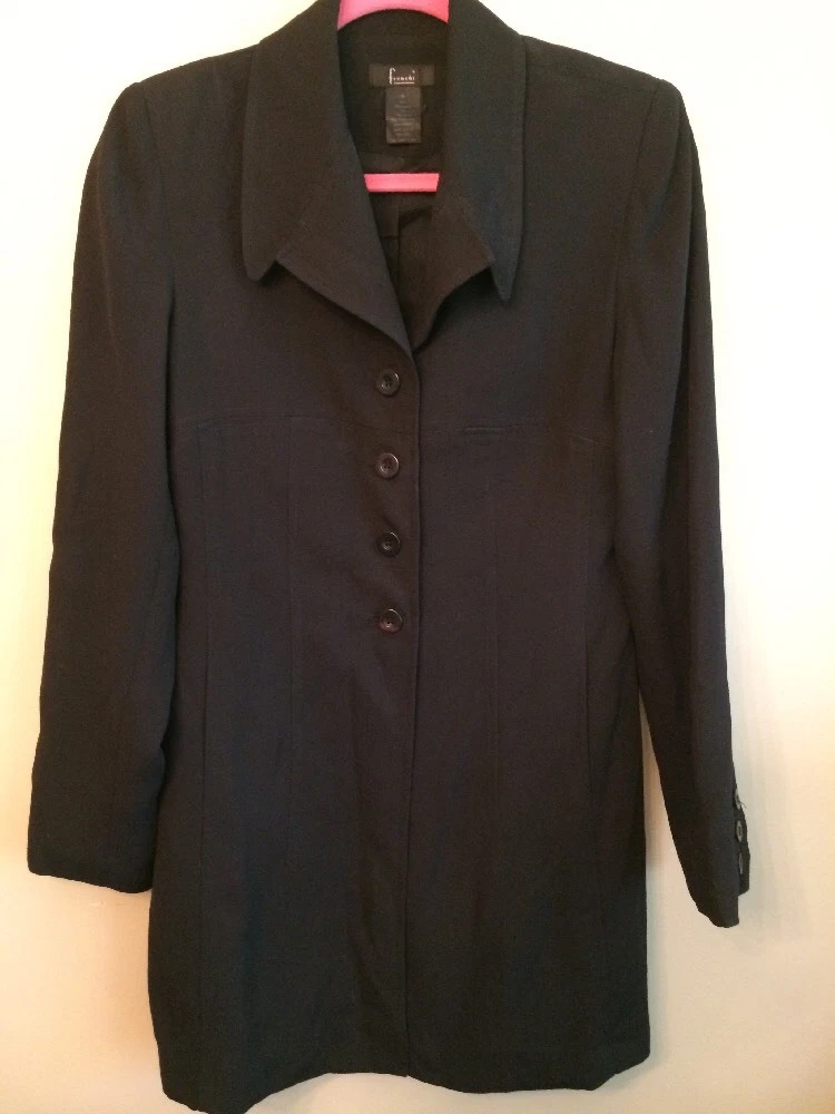 Veste Blazer FRENCHI Femme Noire En Polyester - Taille M, Occasion Excellent état