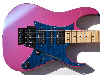 Guitar Skin Axe Wrap Re-skin Vinyl Decal DIY QUILTED MAPLE MOONLIGHT BLUE GS 201