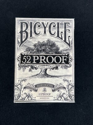 BICYCLE 52 PROOF WHISKEY PLAYING CARDS, SEALED! ONE SHIP FEE, BUY EXTRAS!