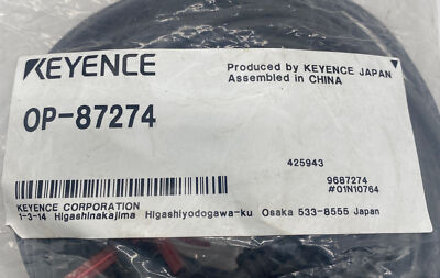Keyence OP-87274 Connector Cable Right Angle 10M | eBay