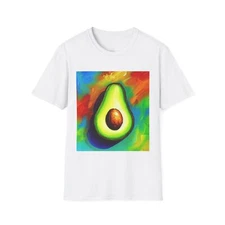 Vibrant Avocado T-Shirt | Unisex Softstyle Tee for Food Lovers