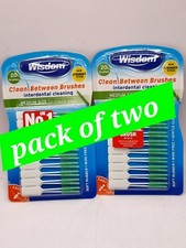 Wisdom Interdental Brushes,Medium Size Size,20 Brushes(Pack of 2)B43/D.IH/E.CC/1