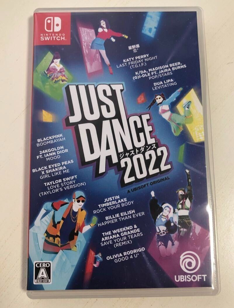 Just Dance 2022 Nintendo Switch Japanese ver English Chinese Spanish Tested