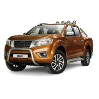 FrontbüGel FrontschutzbüGel FüR Nissan Navara NP300 2015-2026 Stahl ABE Silber