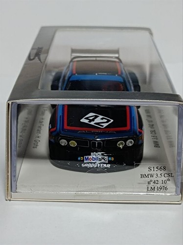 1/43 Spark BMW 3.5 CSL #42 10th LM 1976 Black w/ Box From Japan S1568 Model Car - Picture 2 of 5