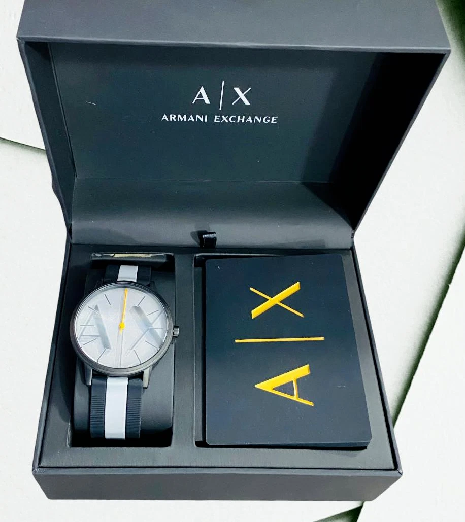 Armani exchange watch gift deals set