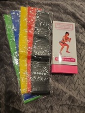 Resistance Loop Bands 5 Bands X Light - X Heavy SEALED NEW Free Shipping