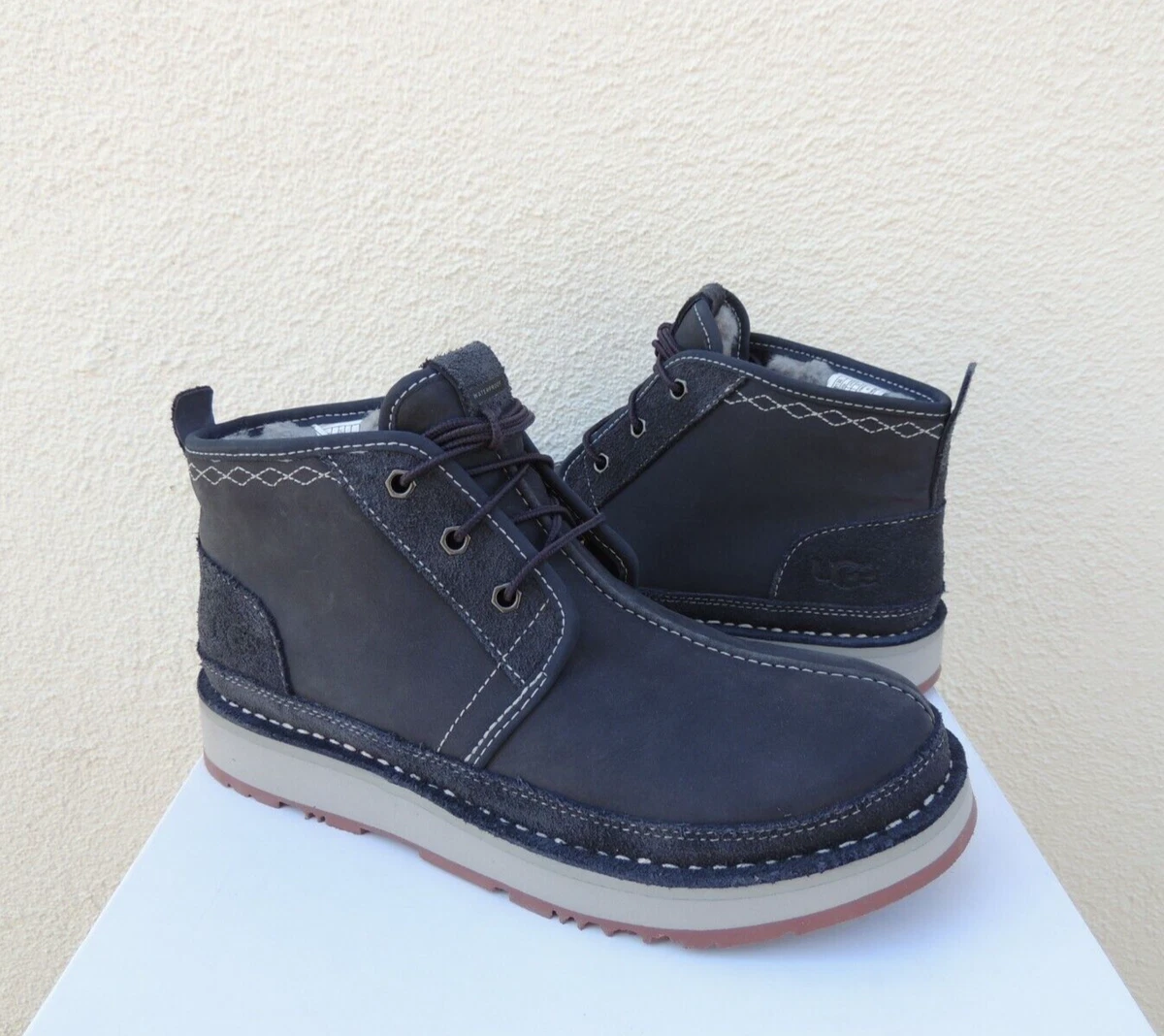 UGG NEUMEL AVALANCHE WATER PROOF LEATHER WINTER BOOTS MEN US 9 EUR 42 NEW