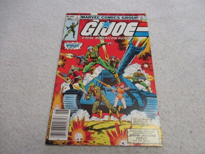 MARVEL COMICS GI JOE 1ST APPEARANCE TEAM STALKER SCARLETT FLASH HAWK  NEWSSTAND