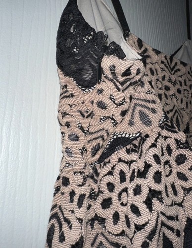 Black And Tan Lace Cami Top New Look 8 - Picture 3 of 5