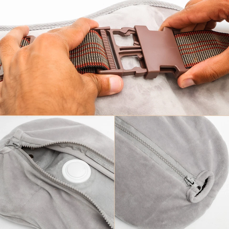 Bolsa de agua caliente eléctrica con cinturón Foto 3 de 4