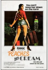 Peaches and Cream 1981 Annette Haven Adult Movie Poster Wall Art Sexploitation