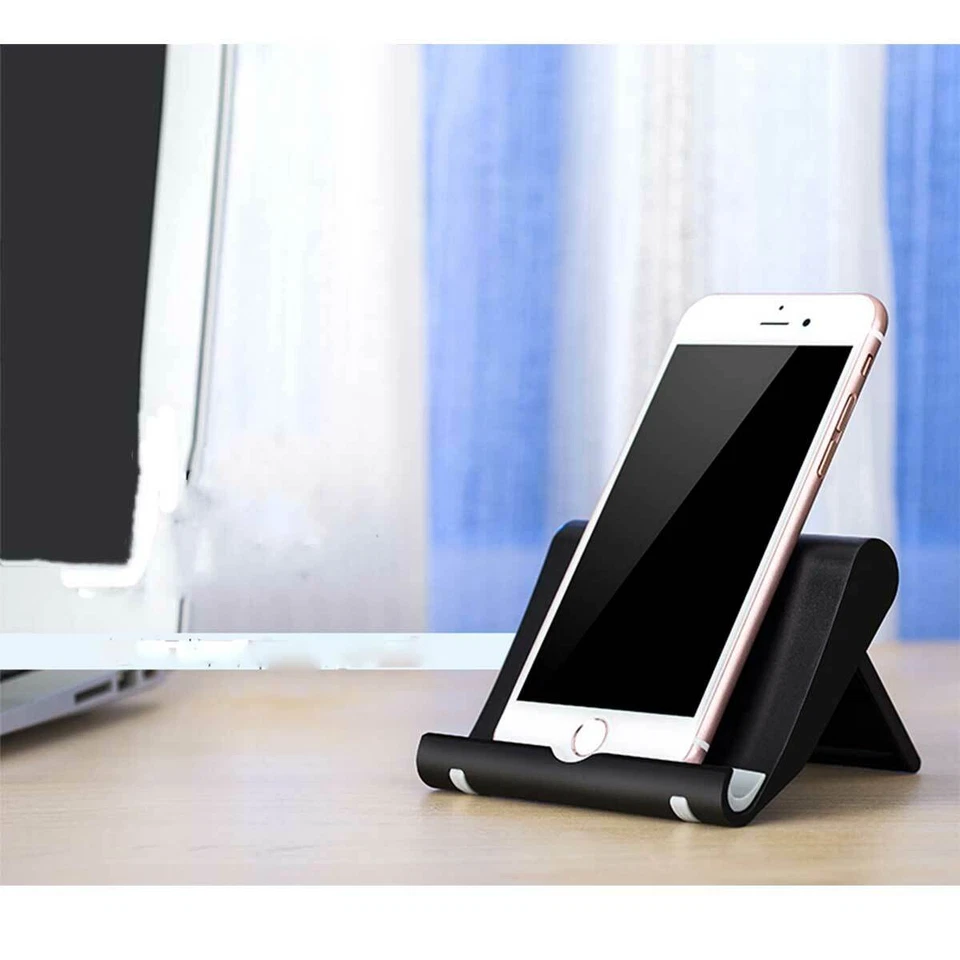 3 Universal Foldable Desktop Desk Stand Holder Mount For Cell iPhone Tablet iPad - Image 2 of 4
