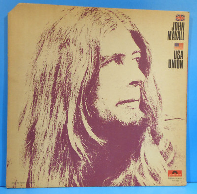 JOHN MAYALL USA UNION LP 1970 ORIGINAL HARVEY MANDEL GREAT CONDITION! VG+/VG!!C