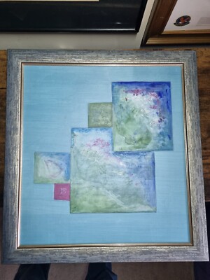 Rock Pools Mallorca von Pat White. Original Acryl Gemälde 