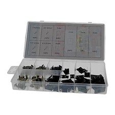 U Type Cushion Speed Clip With Screws Assortment (170 Piece)