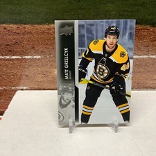 2021-22 Upper Deck Matt Grzelcyk #16 Boston Bruins NHL Hockey
