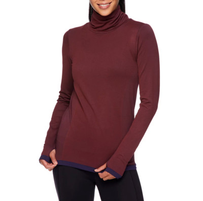 Gaiam Women's Trinity Seamless Windsor Wine Turtleneck (GAW204TL15010) L & XL