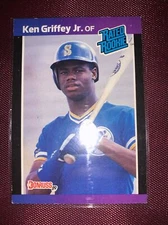 Ken Griffey JR**Rookie Card**MULT. ERRORS**INC. Missing**BLUE DOT ERROR(RARE)***
