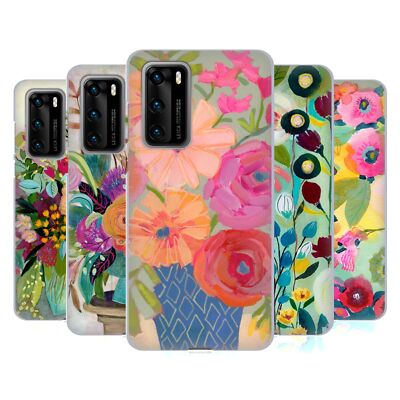 OFFICIAL SUZANNE ALLARD FLORAL GRAPHICS SOFT GEL CASE FOR HUAWEI PHONES 4