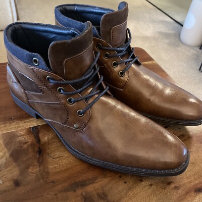 Vince Restoration Men's Boots Shoes Size Brown Faux Leather