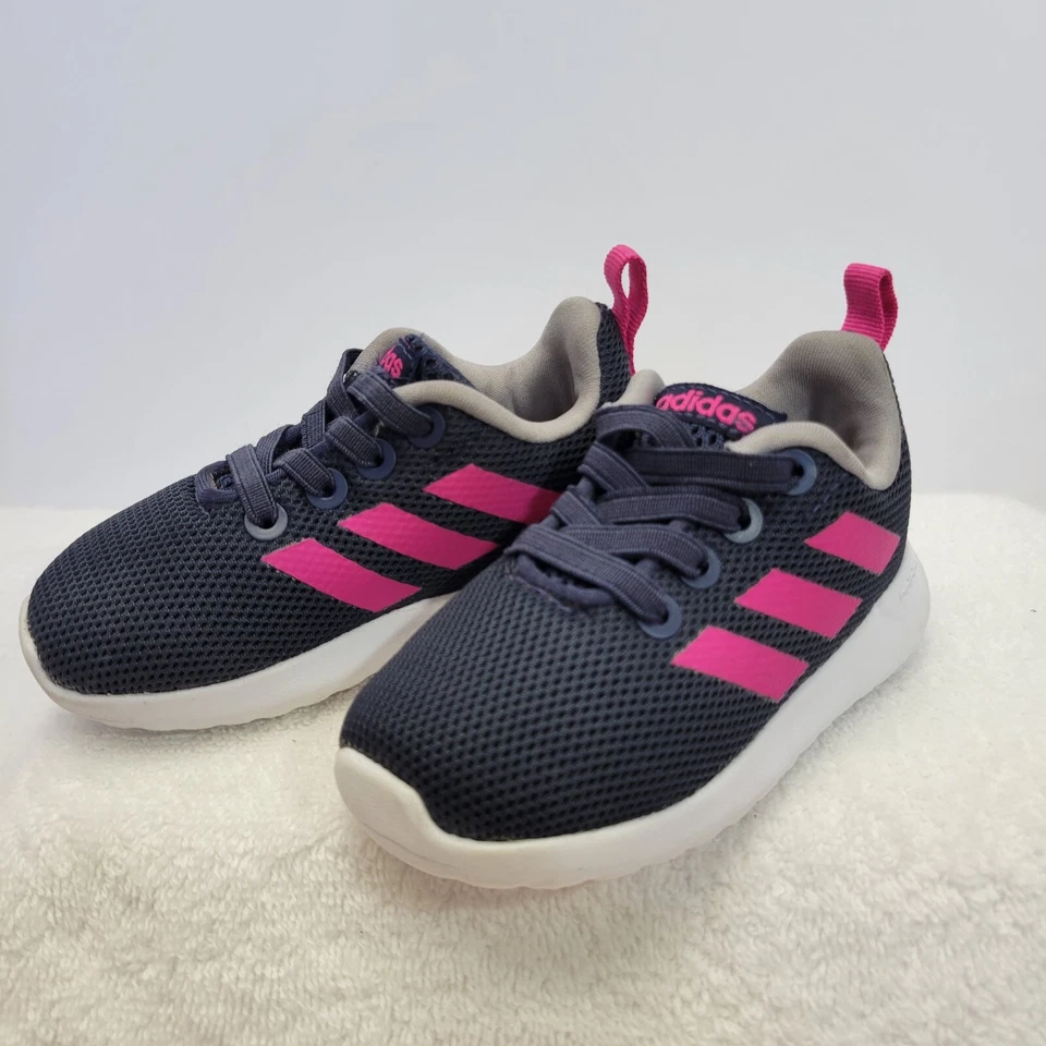 Adidas Bebé Niña Lite Corredor Zapatillas bajas Talla 5K BB7053 Azul/Rosa Foto 2 de 4