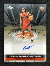 2025-26 Topps Chrome Collin Murray-Boyles Issue Rookie RC Auto Raptors #TAIR-CMB