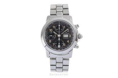 Maurice Lacroix Croneo Chronograph Automatik Edelstahl Ref. 39721-6705 B&P 2001