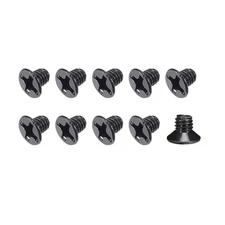 150Pcs M3 x 3mm Flat Head Machine Screw Carbon Steel Phillips Screws