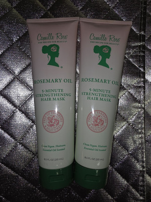 Camille Rose 5 Minute Strengthening Hair Beauty Mask, Rosemary Oil, 8.5 fl oz 